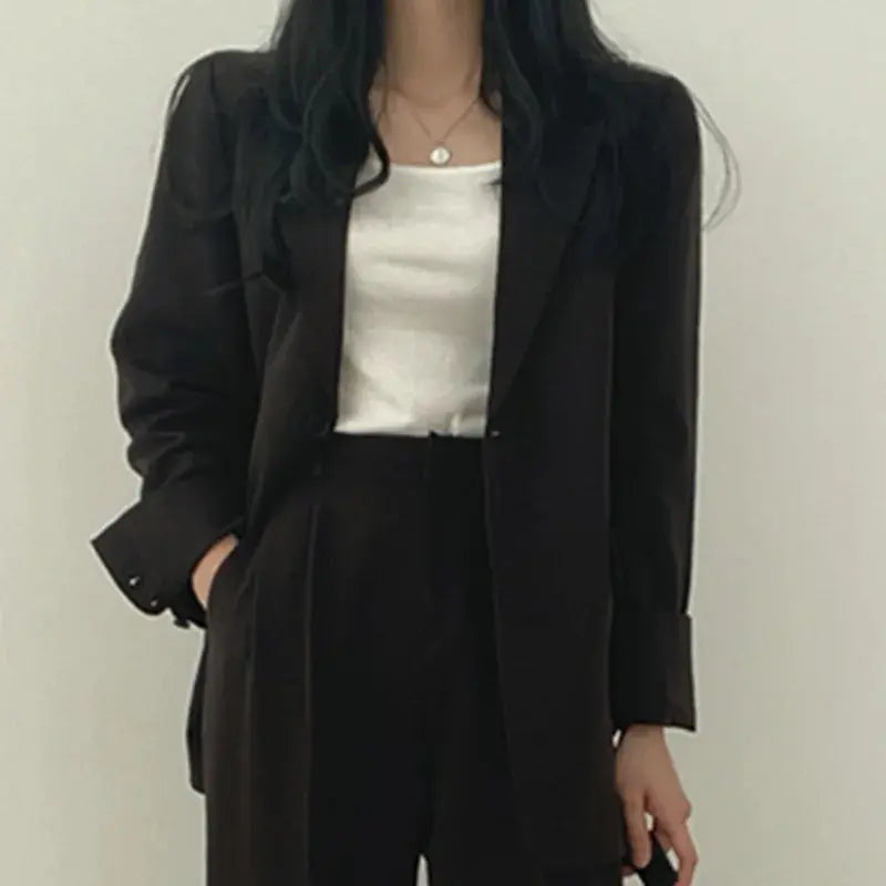 Dames Blazer en Broek Co Ord Set