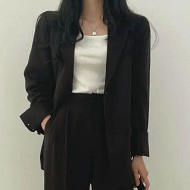 Dames Blazer en Broek Co Ord Set