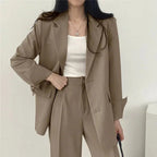 Dames Blazer en Broek Co Ord Set