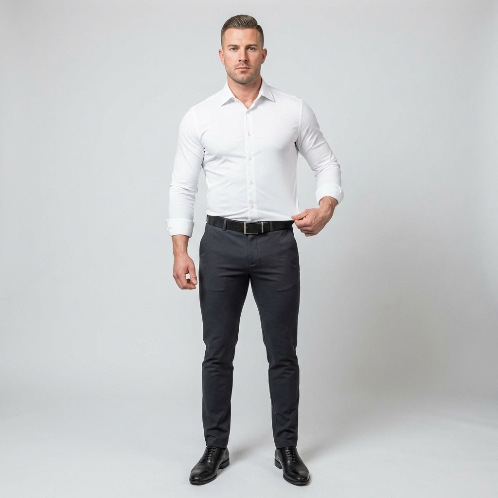 Heren Stretch Overhemd Kreukvrij Montarello
