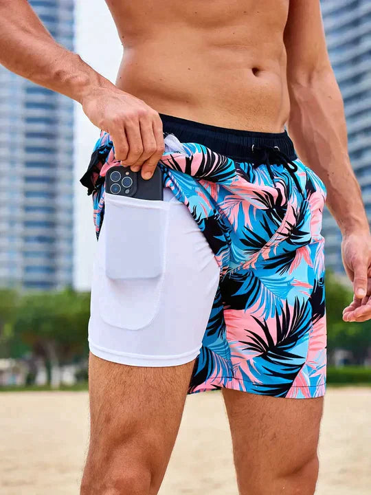 Heren Zwemshort met Compressievoering Montarello