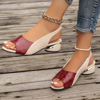 Dames Leren Comfort Sandalen