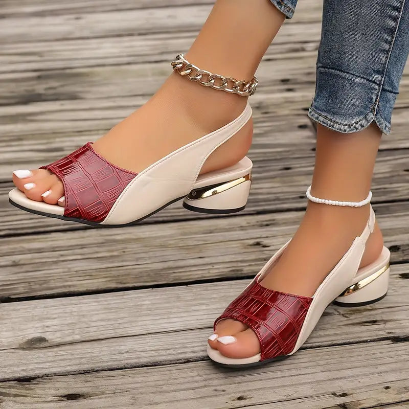 Dames Leren Comfort Sandalen