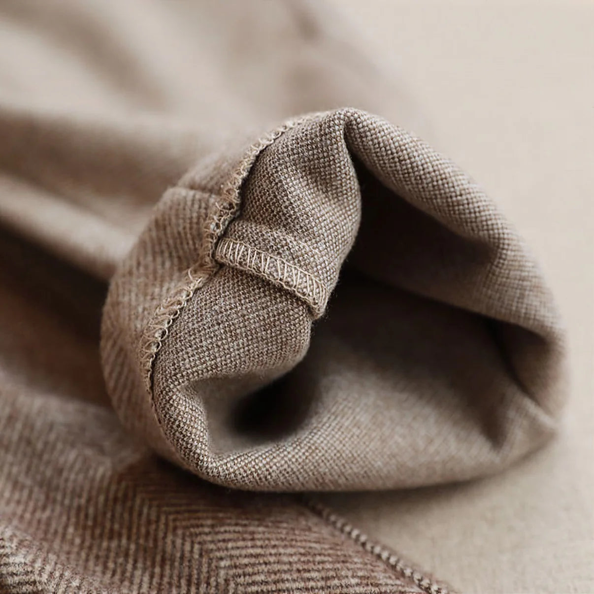 Lennon Broek | Heren Visgraat Pensnit Broek