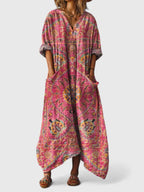 Dames Elegante Maxi Jurk Verfijnde Stijl