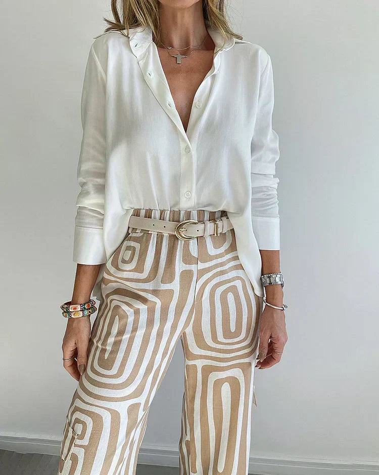 Dames Comfortabele Twee Delige Set