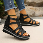 Dames Platform Sandalen met Meerdere Bandjes