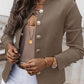 Willene Blazer | Dubbelgerijpte Blazer met Gouden Knopen