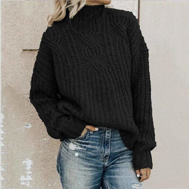 Sherri Jumper | Dames Winter Vintage Gebreide Kabel Jumper