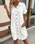 Dames Comfortabele Zomer Mini Jurk