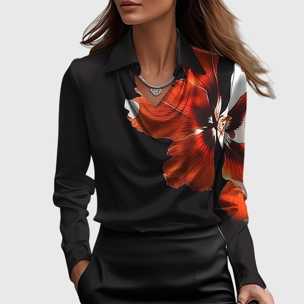 Dames Elegante Blouse Verfijnde Stijl