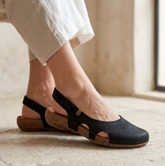 Women's Orthopedic Suede Sandals Closed Toe