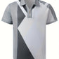 Aris Shirt | Regular Fit Kleurblok Golfshirt