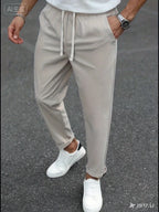 Heren Tapered Comfort Broek met Trekkoord Montarello