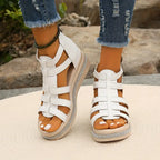 Dames Platform Sandalen met Meerdere Bandjes