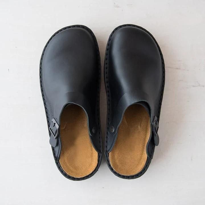 Fida Slippers | Leren Orthopedische Comfort Slippers - Carla Moda