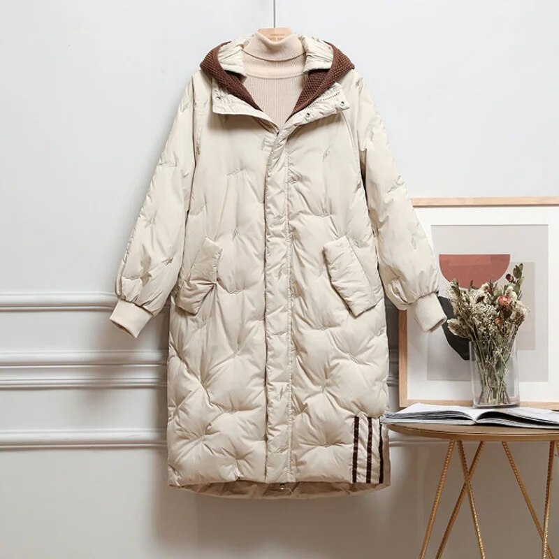 Basmaira Jas | Dames Winter Lange Puffer Jas