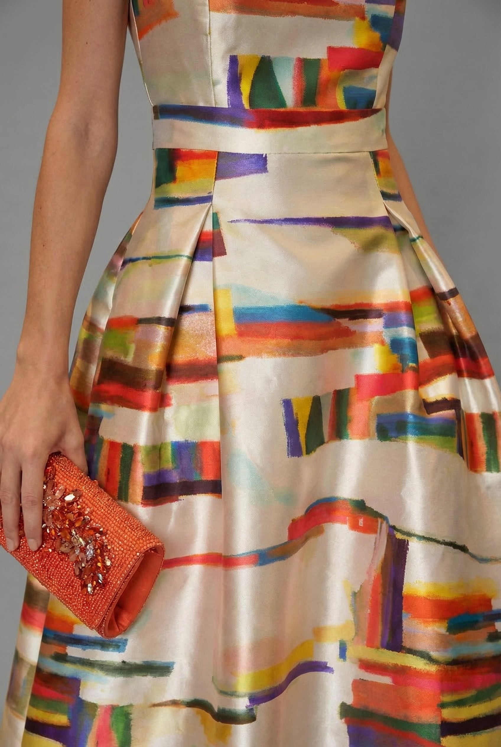 Women's Satin Sleeveless Maxi Dress