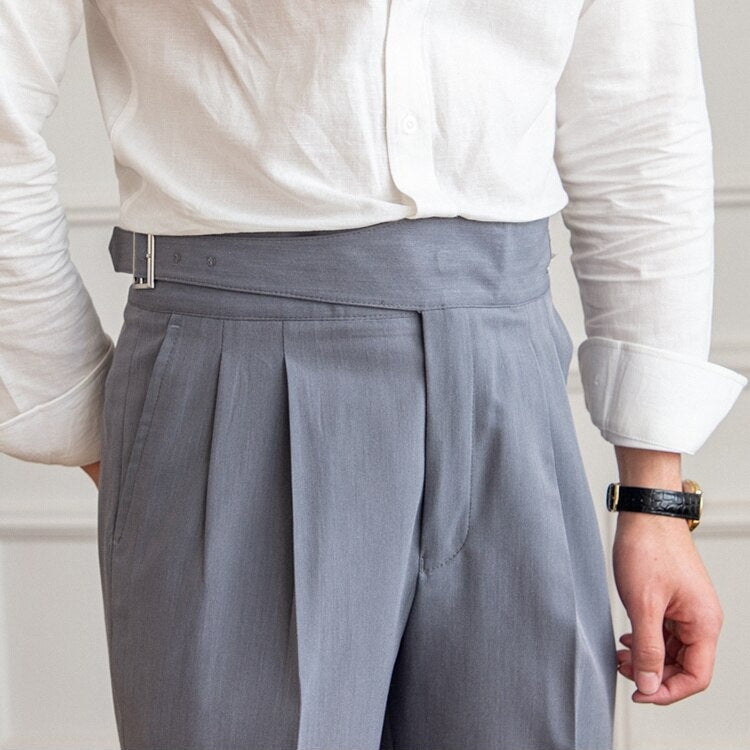 Classic Pleated Dress Pants