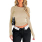 Goldie Top | Lange Mouw Casual Stijl - Carla Moda