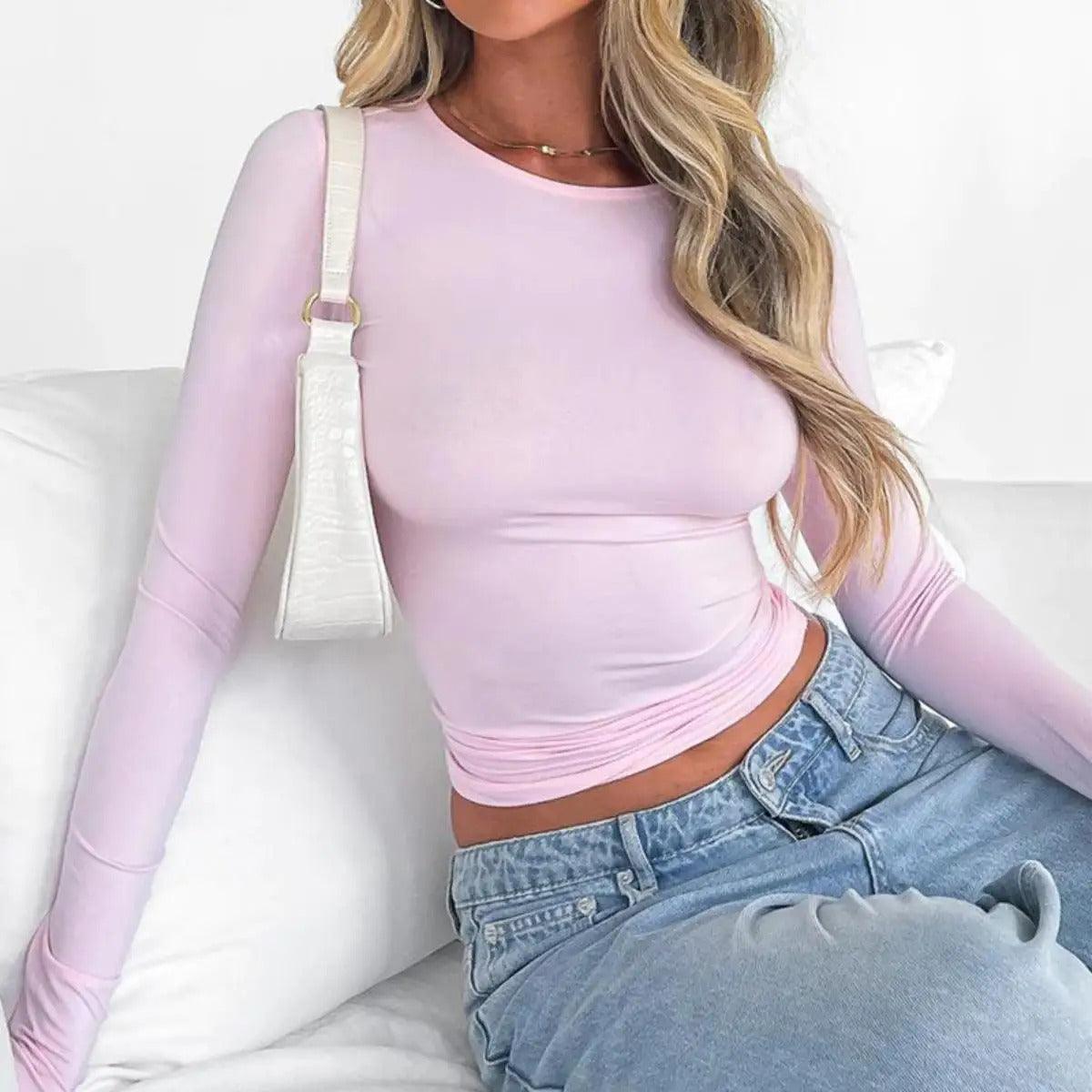 Goldie Top | Lange Mouw Casual Stijl - Carla Moda