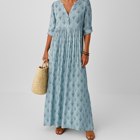 Women's Dress | Maxi Boho Print
