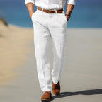 Men's Linen Trousers Summer Fit