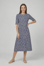 Dames Bloemenprint Zomer Midi Jurk