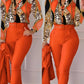 Lyneth Set | Lange Mouw V-Hals Top en Broek Set