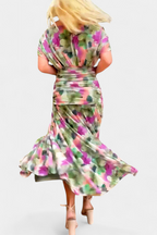 Dames Maxi Jurk met V Hals