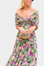 Dames Maxi Jurk met V Hals