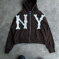 Camelia Hoodie | Unisex Herfst Zip-Up Hoodie met NY Ontwerp
