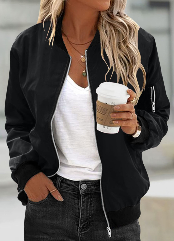 Withney Jas | Dames Herfst Klassieke Bomberjas