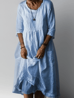 Dames Vloeiende Maxi Jurk Elegant