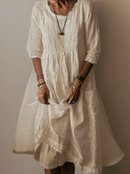Dames Vloeiende Maxi Jurk Elegant