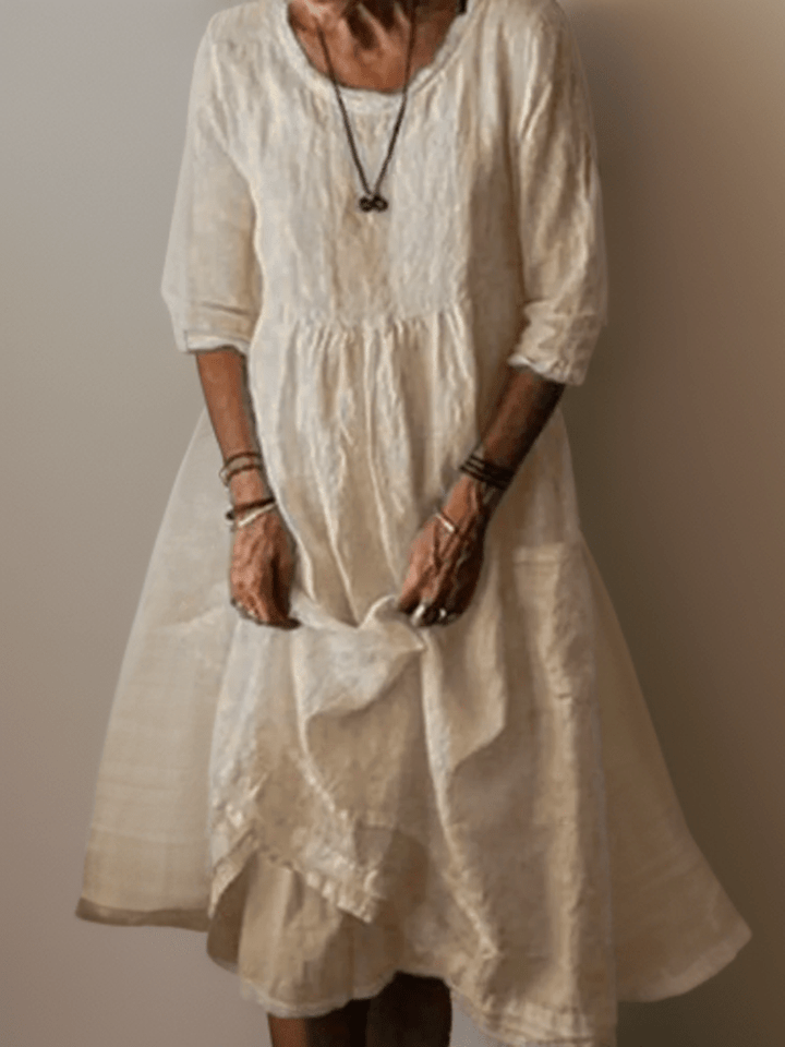 Dames Vloeiende Maxi Jurk Elegant
