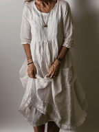 Dames Vloeiende Maxi Jurk Elegant