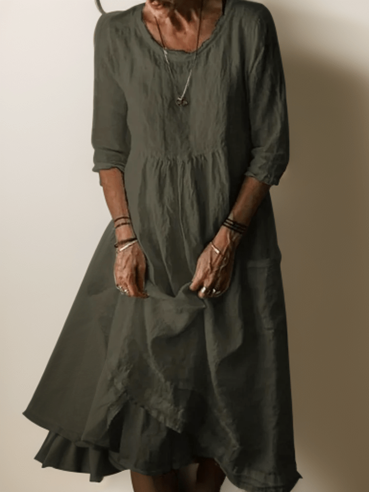 Dames Vloeiende Maxi Jurk Elegant