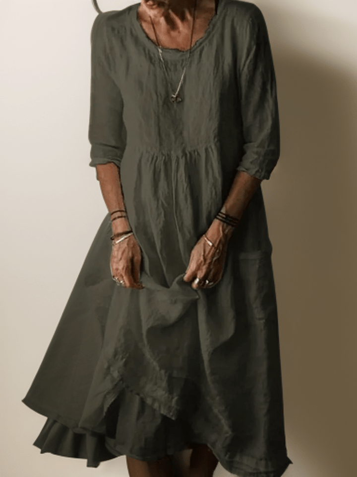 Dames Vloeiende Maxi Jurk Elegant