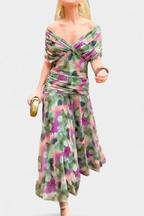 Dames Maxi Jurk met V Hals