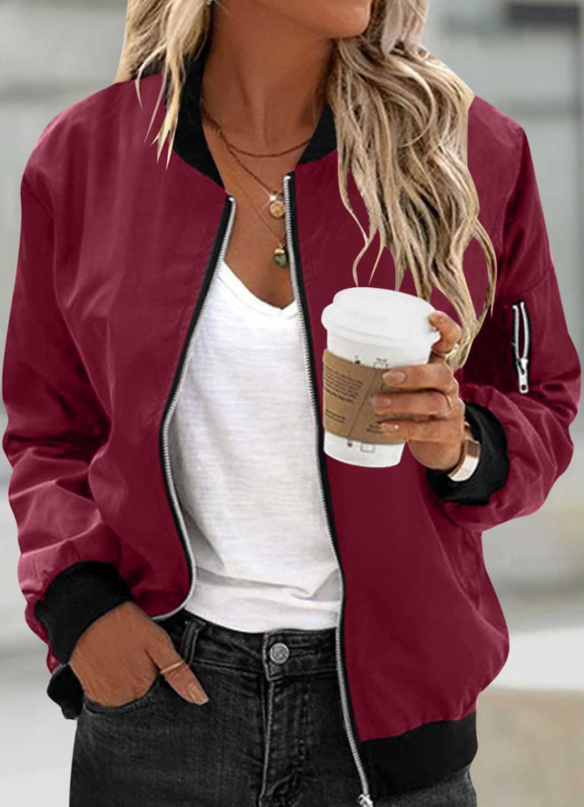 Withney Jas | Dames Herfst Klassieke Bomberjas