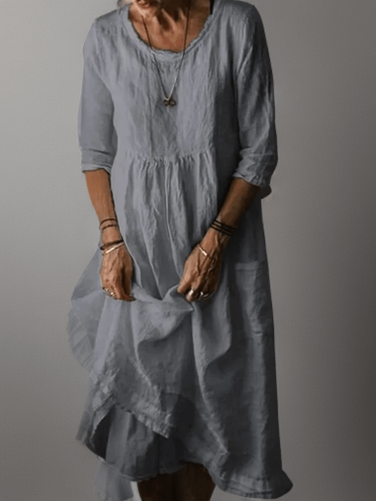 Dames Vloeiende Maxi Jurk Elegant