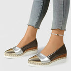 Dames Gesloten Instap Sleehak Sandalen