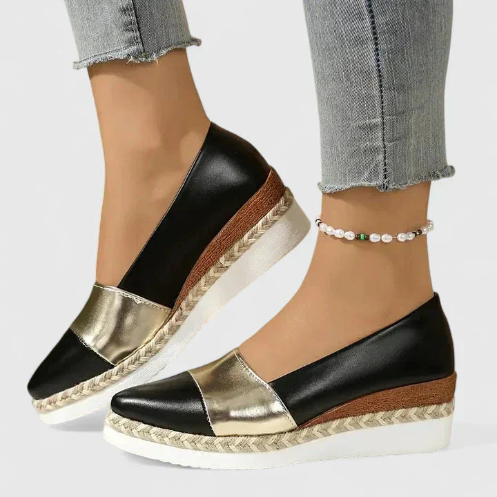 Dames Gesloten Instap Sleehak Sandalen