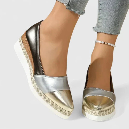 Dames Gesloten Instap Sleehak Sandalen