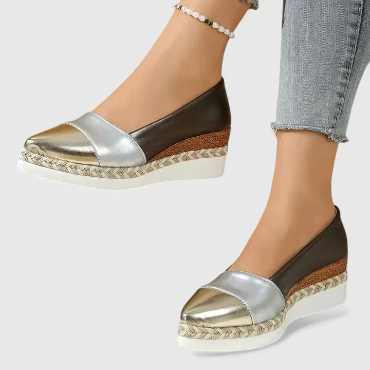 Dames Gesloten Instap Sleehak Sandalen