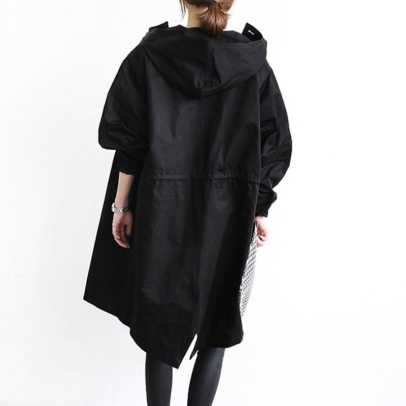 Alicia Jas | Dames Herfst Oversized Trenchcoat met Knopen