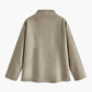 Zahia Jas | Herfst Dubbelrijige Korte Jas