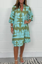 Dames Lichte Zomer Midi Jurk