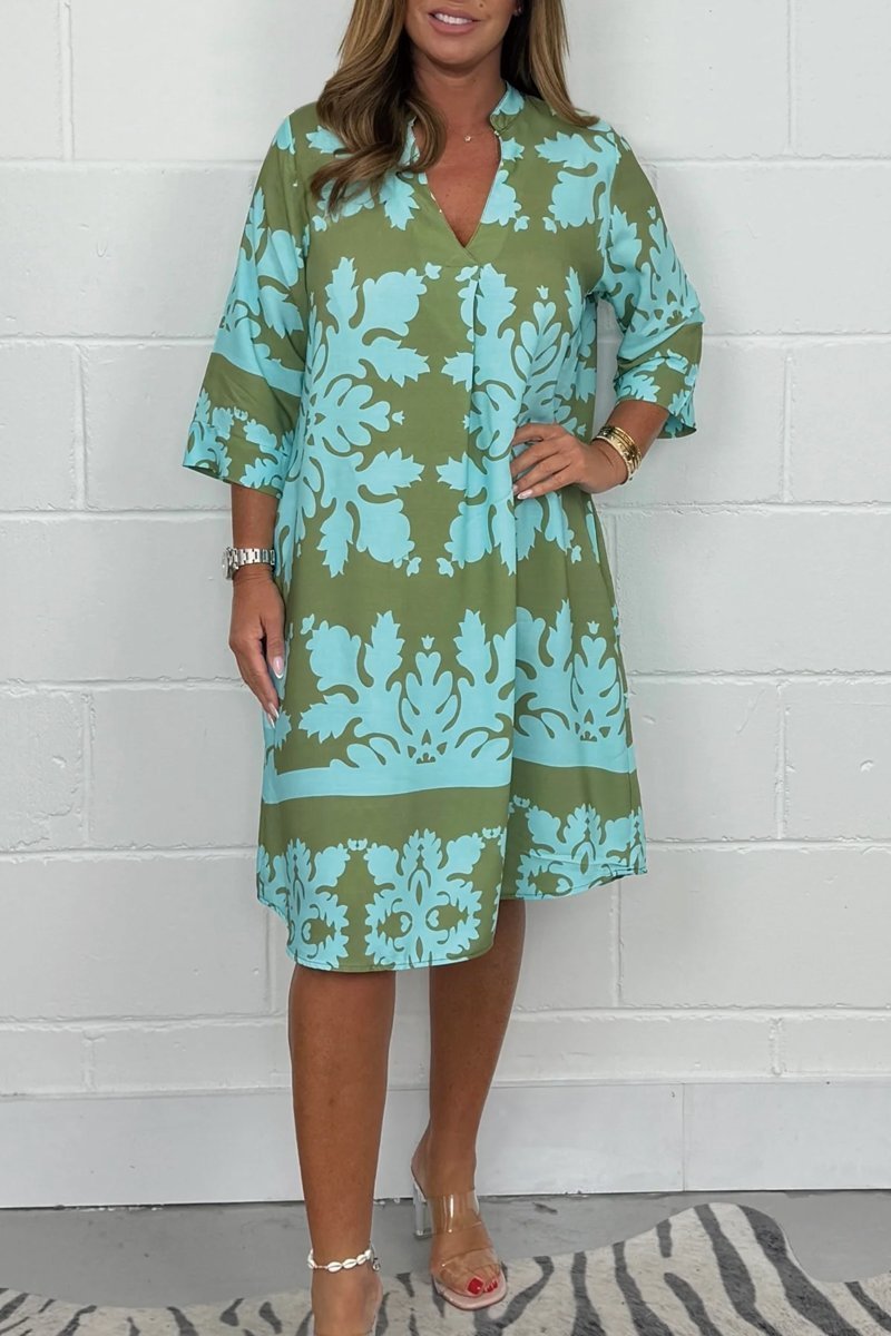 Dames Lichte Zomer Midi Jurk